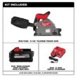 Milwaukee 2831-20-48-59-1880 M18 FUEL 18V Lithium-Ion Cordless Brushless 6-1/2 in. Plunge Cut Track Saw w/8.0Ah Battery and Charger