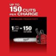Milwaukee 2727-20-2726-20 M18 FUEL 16 in. 18V Lithium-Ion Brushless Battery Hedge Trimmer Chainsaw Combo Kit (2-Tool)