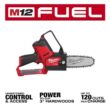 Milwaukee M12 FUEL 8 in. 12V Lithium-Ion Brushless Cordless Hedge Trimmer Kit with M12 FUEL 6 in. HATCHET Pruning Saw (2-Tool)