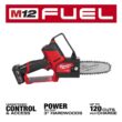 Milwaukee M12 FUEL 8 in. 12V Lithium-Ion Brushless Cordless Hedge Trimmer Kit and M12 FUEL 6 in. HATCHET Pruning Saw Combo Kit