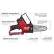 Milwaukee M12 FUEL 8 in. 12V Lithium-Ion Brushless Cordless Hedge Trimmer Kit and M12 FUEL 6 in. HATCHET Pruning Saw Combo Kit