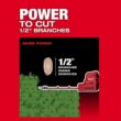 Milwaukee M12 FUEL 8 in. 12V Lithium-Ion Brushless Cordless Hedge Trimmer Kit with 6.0Ah and 4.0Ah Battery and Charger