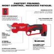 Milwaukee M12 FUEL 12V Brushless Cordless Brushless Cordless Pruner w/M12 6 in. HATCHET Pruning Saw, 2.0 Ah Battery, Charger