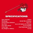 Milwaukee M12 FUEL 12V Brushless Cordless Brushless Cordless Pruner w/M12 1 Gal. Handheld Sprayer, (2) 2.0 Ah Battery, Charger