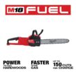 Milwaukee M18 FUEL 18 in. 18V Lithium-Ion Cordless Brushless Hedge Trimmer with 16 in. Chainsaw Combo (2-Tool)
