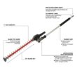 Milwaukee M18 FUEL QUIK-LOK 10 in. Pole Saw Attachment, 8 in. Edger Attachment and Hedge Trimmer Attachment (3-Tool)