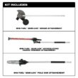 Milwaukee M18 FUEL QUIK-LOK 10 in. Pole Saw Attachment, 8 in. Edger Attachment and Hedge Trimmer Attachment (3-Tool)