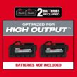 Milwaukee M18 FUEL Dual Battery 145 MPH 600 CFM 18V Lithium-Ion Brushless Cordless Handheld Blower w/Two 6.0 Ah Batteries