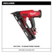 Milwaukee 2839-20-2648-20 M18 FUEL 18-Volt Lithium-Ion Brushless Cordless Gen II 15-Gauge Angled Nailer with Random Orbit Sander