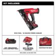 Milwaukee 2839-21CT-2648-20 M18 FUEL 18-Volt Lithium-Ion Brushless Cordless Gen II 15-Gauge Angled Nailer Kit W/Random Orbit Sander