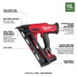 Milwaukee 2839-21CT-2648-20 M18 FUEL 18-Volt Lithium-Ion Brushless Cordless Gen II 15-Gauge Angled Nailer Kit W/Random Orbit Sander