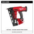Milwaukee 2841-20-2626-20 M18 FUEL 18-Volt Lithium-Ion Brushless Cordless Gen II 16-Gauge Angled Nailer with M18 Oscillating Multi-Tool