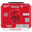 Milwaukee 49-56-9290-49-22-5100 BIG HAWG Carbide Hole Saw Kit (10-Piece) with SWITCHBLADE Plumbers Selfeed Bits Set (5-Piece)