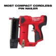 Milwaukee 2540-21-2447-20 M12 12-Volt 23-Gauge Lithium-Ion Cordless Pin Nailer Kit with M12 12-Volt Lithium-Ion Cordless 3/8 in. Crown Stapler