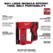 Milwaukee 2540-21-2447-20 M12 12-Volt 23-Gauge Lithium-Ion Cordless Pin Nailer Kit with M12 12-Volt Lithium-Ion Cordless 3/8 in. Crown Stapler