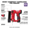 Milwaukee 2540-21-2526-20 M12 12-Volt 23-Gauge Lithium-Ion Cordless Pin Nailer Kit with M12 FUEL Lithium-Ion Cordless Oscillating Multi-Tool