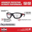 Milwaukee M18 FUEL 18-Volt Lithium-Ion Brushless 2 Gal. Electric Compact Quiet Compressor and Performance Safety Glasses w/ Gasket