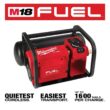 Milwaukee M18 FUEL 18-Volt Lithium-Ion Brushless 2 Gal. Electric Compact Quiet Compressor and Performance Safety Glasses w/ Gasket
