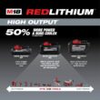 Milwaukee 48-11-1880-48-11-1880 M18 18-Volt Lithium-Ion High Output XC 8.0 Ah Battery (2-Pack)
