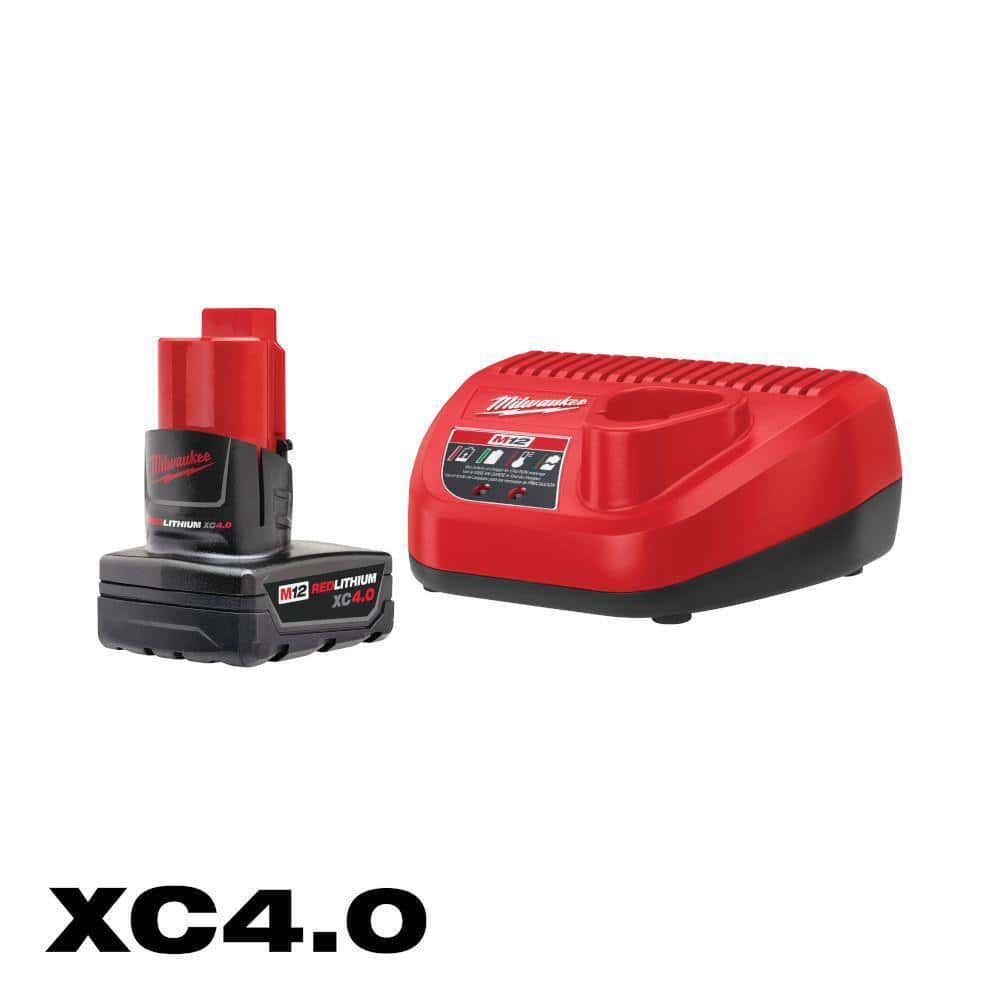Milwaukee 48-59-2440-2567-20-2555-20 M12 12V Lithium-Ion XC 4.0 Battery & Charger Starter Kit Milwaukee 48-59-2440-2567-20-2555-20 M12 12V Lithium-Ion XC 4.0 Battery & Charger Starter Kit - Image 7