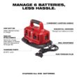 Milwaukee 48-59-1806-48-11-1850-48-11-1850 M18 18V Lithium-Ion 6-Port Sequential Battery Charger w/(2) M18 5.0Ah Batteries