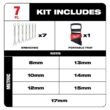 Milwaukee 3/8 in. Drive SAE/Metric Ratchet and Socket Mechanics Tool Set with SAE/Metric Combination Wrenches (70-Piece)