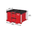 Milwaukee 1/2 in. Drive SAE/Metric Mechanics Tool Set (47-Piece) with PACKOUT 2-Drawer Tool Box