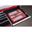 Milwaukee 1/2 in. Drive SAE/Metric Ratchet and Socket Mechanics Tool Set with 1/2 in. Drive 18 in. Extended Ratchet (48-Piece)