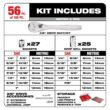 Milwaukee 3/8 in. and 1/4 in. Drive SAE/Metric Ratchet and Socket Mechanics Tool Set with PACKOUT Case and Pliers Set (116-Piece)