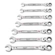 Milwaukee 144-Position Flex-Head Ratcheting Combination Wrench Set SAE and METRIC (14-Piece)