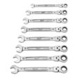 Milwaukee 144-Position Flex-Head Ratcheting Combination Wrench Set SAE and METRIC (14-Piece)