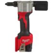 Milwaukee 2550-22 M12 12-Volt Lithium-Ion Cordless Rivet Tool Kit with (2) 1.5Ah Batteries and Charger