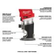 Milwaukee M18 FUEL 18V Lithium-Ion Brushless Cordless Compact Router with (1) 5.0Ah Battery & Charger