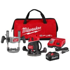 Milwaukee 2838-21 M18 FUEL 18-Volt Lithium-Ion Cordless Brushless 1/2 in. Router Plunge Base Kit
