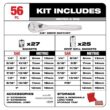 Milwaukee Combination SAE and Metric Wrench Set with 3/8 in. Drive SAE/Metric Ratchet and Socket Mechanics Tool Set (86-Piece)