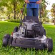 Murray MNA152703 21 in. 140 cc Briggs and Stratton Walk Behind Gas Push Lawn Mower with Height Adjustment and with Mulch Bag