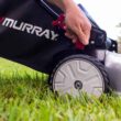 Murray MNA153003 22 in. 140 cc Briggs & Stratton Walk Behind Gas Self-Propelled Lawn Mower with Front Wheel Drive and Bagger