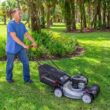 Murray MNA153003 22 in. 140 cc Briggs & Stratton Walk Behind Gas Self-Propelled Lawn Mower with Front Wheel Drive and Bagger