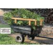 OXCART GTMZ208194POTR Stockman 15 cu. ft. - 17 cu. ft. Lift-Assist and Swivel ATV Dump Cart with ZTR-Grade OTR Tires