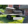 OXCART GTMZ208194POTR Stockman 15 cu. ft. - 17 cu. ft. Lift-Assist and Swivel ATV Dump Cart with ZTR-Grade OTR Tires