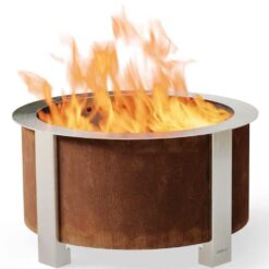 Breeo BR-X24P X Series 24 Smokeless Fire Pit in Corten Steel