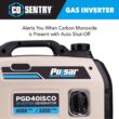 Pulsar PGD40ISCO 4,000-Watt Super Quiet Gasoline Powered Inverter Generator with Recoil Start and CO Alert