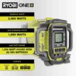 RYOBI RYI818BT ONE+ 1800-Watt Power Station Battery Inverter Push Button Battery Generator/8-Port Charger (Tool-Only)