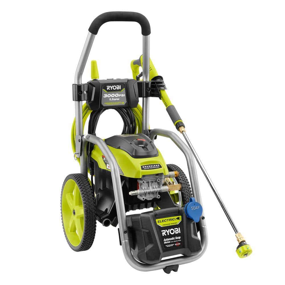 RYOBI RY143011 3000 PSI 1.1 GPM Cold Water Electric Pressure Washer RYOBI RY143011 3000 PSI 1.1 GPM Cold Water Electric Pressure Washer - Image 11