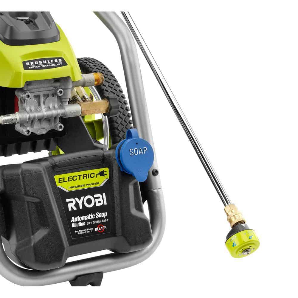 RYOBI RY143011 3000 PSI 1.1 GPM Cold Water Electric Pressure Washer RYOBI RY143011 3000 PSI 1.1 GPM Cold Water Electric Pressure Washer - Image 9