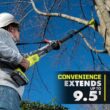 RYOBI P2520-PS ONE+ HP 18V Cordless 10 in. Chainsaw and Whisper Series 8 in. Pole Saw with 4.0 Ah Battery and Charger RYOBI P2520-PS ONE+ HP 18V Cordless 10 in. Chainsaw and Whisper Series 8 in. Pole Saw with 4.0 Ah Battery and Charger