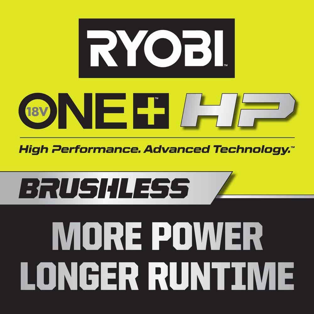 RYOBI P2520-PS ONE+ HP 18V Cordless 10 in. Chainsaw and Whisper Series 8 in. Pole Saw with 4.0 Ah Battery and Charger RYOBI P2520-PS ONE+ HP 18V Cordless 10 in. Chainsaw and Whisper Series 8 in. Pole Saw with 4.0 Ah Battery and Charger - Image 2