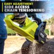 RYOBI P2570-PS ONE+ HP 18V Brushless Whisper Series Battery 12 in. Chainsaw and 8 in. Pole Saw with 6.0 Ah Battery and Charger