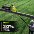 RYOBI P2570-PS ONE+ HP 18V Brushless Whisper Series Battery 12 in. Chainsaw and 8 in. Pole Saw with 6.0 Ah Battery and Charger