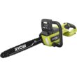 RYOBI 40V HP Brushless 16 in. Battery Chainsaw w/ Extra Chain, Biodegradable Bar & Chain Oil, 4.0 Ah Battery & Charger
